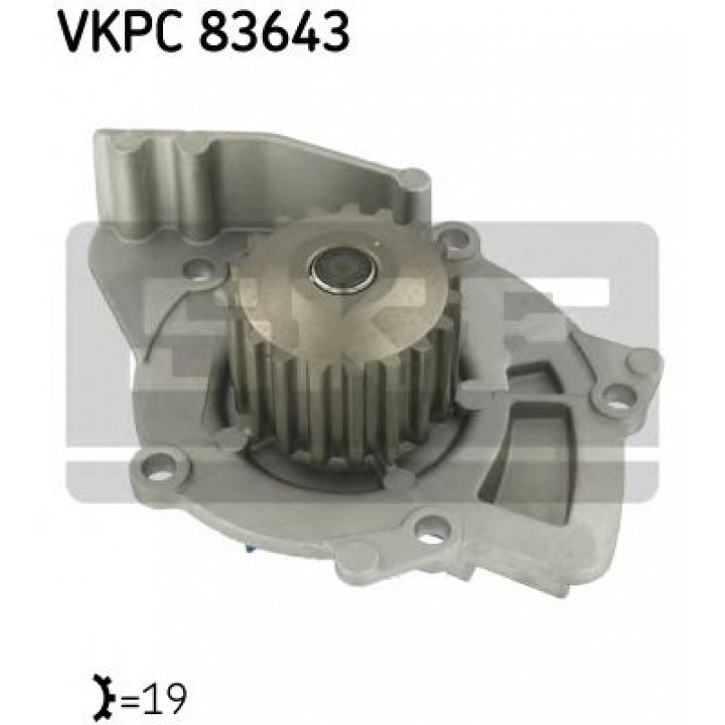 VKPC 83643 SKF - Насос охолоджуючої рідини